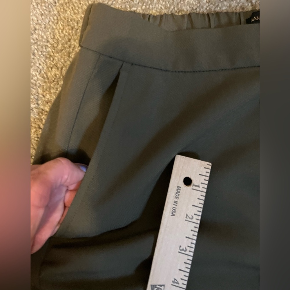 Banana Republic Rowan Wide-Leg Double Twill Crop Pant size 10 - Picture 8 of 13